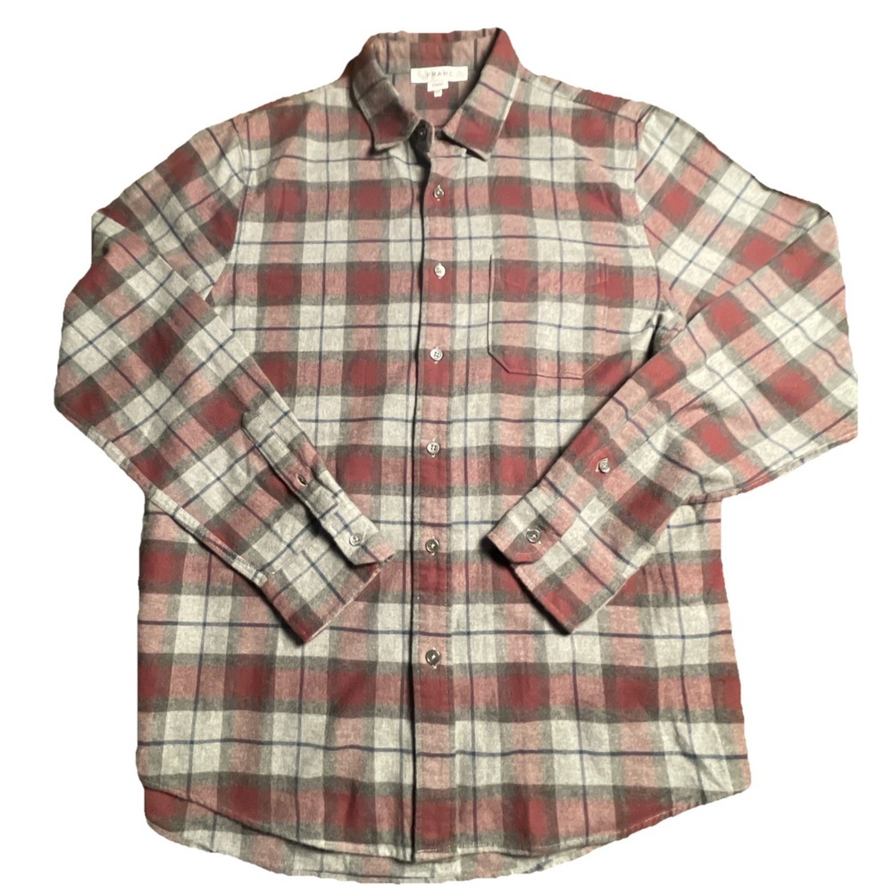 Frame Men's M Classic Cotton Flannel Plaid Shirt